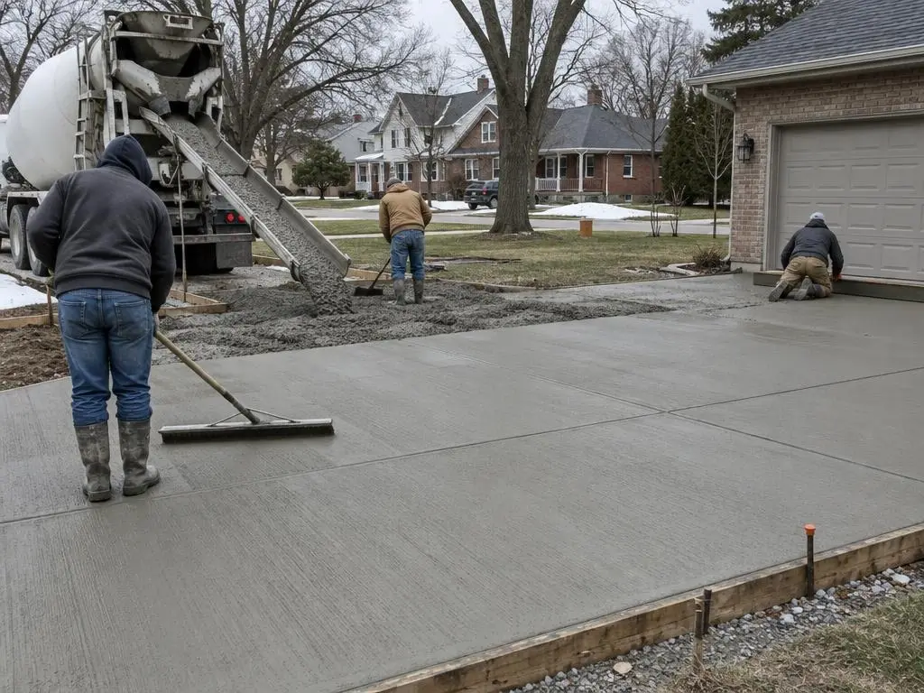 Concrete Driveways in Fort Wayne, IN
